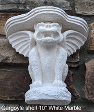 Load image into Gallery viewer, Gargoyle shelf sculpture wall plaque 10" www.NEO-MFG.com