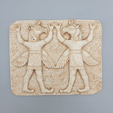 Load image into Gallery viewer, Carchemish Neo Hittite Heralds Wall sculpture Wall plaque relief art www.Neo-Mfg.com home decor 7.5"