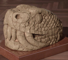 Load image into Gallery viewer, Serpent Quetzalcoaltl bust Aztec Maya Artifact Carved Sculpture Statue 10" www.Neo-Mfg.com