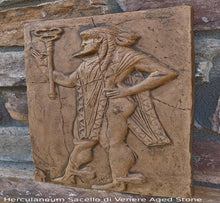 Load image into Gallery viewer, Roman Greek Sacello di Venere Herculaneum Warrior Stone Carving Sculpture Wall Frieze tall www.Neo-Mfg.com