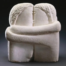 Load image into Gallery viewer, History Brancusi Kiss Sculptural wall relief www.Neo-Mfg.com 10" home plaque art