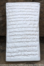 Load image into Gallery viewer, Babylonian cuneiform Conferring Freedom slave family Sculpture www.Neo-Mfg.com Mesopotamia Museum Reproduction C7