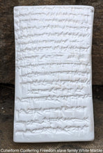 Load image into Gallery viewer, Babylonian cuneiform Conferring Freedom slave family Sculpture www.Neo-Mfg.com Mesopotamia Museum Reproduction C7