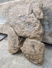 Load image into Gallery viewer, Babylonian Cuneiform Epic Gilgamesh Mesopotamia Sculptural relief carving www.Neo-Mfg.com Museum Reproduction