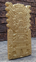 Load image into Gallery viewer, Incan Peruvian stela Raimondi Chavín Sculptural wall relief plaque 10" www.Neo-Mfg.com home decor j9