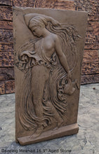 Load image into Gallery viewer, Roman Green Dancing Meanad Wall plaque relief Sculpture 16.9" Museum reproduction www.Neo-Mfg.com