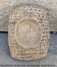 Load image into Gallery viewer, Babylonian cuneiform Ini-Teshub of Carchemish Sculpture www.Neo-Mfg.com Mesopotamia Museum Reproduction