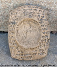 Load image into Gallery viewer, Babylonian cuneiform Ini-Teshub of Carchemish Sculpture www.Neo-Mfg.com Mesopotamia Museum Reproduction