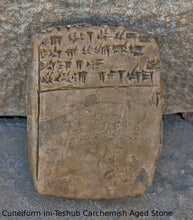 Load image into Gallery viewer, Babylonian cuneiform Ini-Teshub of Carchemish Sculpture www.Neo-Mfg.com Mesopotamia Museum Reproduction