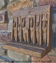 Load image into Gallery viewer, History Egyptian Abu Simbel Ramesses II Nefertari Temple Artifact Sculpture Statue 8" www.Neo-Mfg.com wall or table