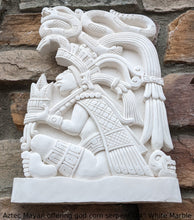 Load image into Gallery viewer, Aztec Mayan offering god corn serpent wall Sculpture plaque www.Neo-Mfg.com Home decor 14"