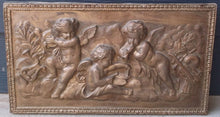 Load image into Gallery viewer, Eros Musical Cherub Cupid Greek Wall Sculpture Plaque Angels 17" www.NEO-MFG.com