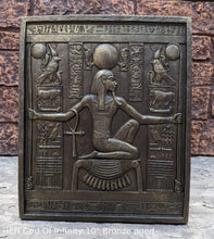 Load image into Gallery viewer, Egyptian HEH God Of Infinity Tutankhamen Fragment Plaque Wall Frieze 10" tall www.NEO-MFG.com d10