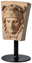 Load image into Gallery viewer, Athena Minerva Keystone Coade 1794 Portrait Face Wall Plaque Sculpture Fragment 10" Museum Quality www.Neo-Mfg.com
