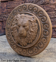 Load image into Gallery viewer, Lion S wall Sculpture plaque 11" www.Neo-Mfg.com Home decor