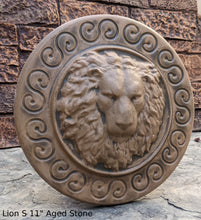 Load image into Gallery viewer, Lion S wall Sculpture plaque 11" www.Neo-Mfg.com Home decor