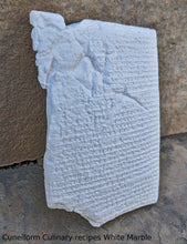 Load image into Gallery viewer, Babylonian cuneiform Culinary recipes Sculpture www.Neo-Mfg.com Mesopotamia Museum Reproduction