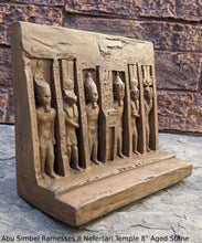 Load image into Gallery viewer, History Egyptian Abu Simbel Ramesses II Nefertari Temple Artifact Sculpture Statue 8" www.Neo-Mfg.com wall or table