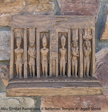 Load image into Gallery viewer, History Egyptian Abu Simbel Ramesses II Nefertari Temple Artifact Sculpture Statue 8" www.Neo-Mfg.com wall or table