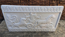 Load image into Gallery viewer, Assyrian Ashurnasirpal II hunting lions Carving sculpture wall plaque 22.75" www.Neo-Mfg.com