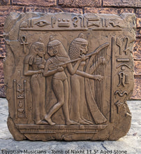 Load image into Gallery viewer, Egyptian Musicians - Tomb of Nakht, Egypt. Dynasty XVIII 1450 B.C. www.NEO-MFG.com 11.5"