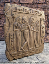 Load image into Gallery viewer, Egyptian Musicians - Tomb of Nakht, Egypt. Dynasty XVIII 1450 B.C. www.NEO-MFG.com 11.5"