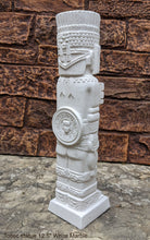 Load image into Gallery viewer, Toltec warrior Mesoamerican MAYAN AZTEC Sculptural statue stele 12.5" www.Neo-Mfg.com
