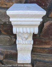Load image into Gallery viewer, Lion Face narrow thin Corbel scroll bracket Architectural accent 13.5" www.Neo-Mfg.com Home decor