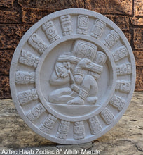 Load image into Gallery viewer, MAYAN AZTEC Haab Zodiac CALENDAR Sculptural wall relief plaque 8" www.Neo-Mfg.com