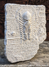Load image into Gallery viewer, Cthulhu cuneiform tablet sculpture wall plaque www.NEO-MFG.com 12" Lovecraft artifact