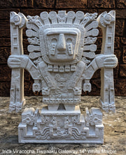 Load image into Gallery viewer, Inca Viracocha Tiwanaku Gateway sun Sculptural wall relief plaque 14" www.Neo-Mfg.com home decor