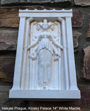 Load image into Gallery viewer, Hecate Hekate Prague, Kinský Palace Sculpture Goddess heaven, earth, and sea blessings of daily life 14" www.NEO-MFG.com