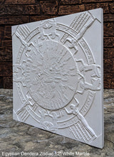 Load image into Gallery viewer, Egyptian Dendera Zodiac CALENDAR Sculptural wall relief plaque 12" Museum Quality www.Neo-Mfg.com