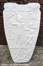 Load image into Gallery viewer, History Egyptian Palette of Narmer Sculptural wall relief www.Neo-Mfg.com 25" Museum reproduction Grand scale