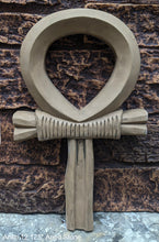 Load image into Gallery viewer, Egyptian Ankh artifact carving sculpture statue 12.125" www.NEO-MFG.com