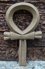 Load image into Gallery viewer, Egyptian Ankh artifact carving sculpture statue 12.125" www.NEO-MFG.com