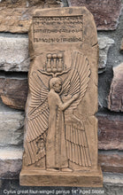 Load image into Gallery viewer, Babylonian Cyrus great four-winged genius Mesopotamia Pasargadae Sculptural relief carving www.Neo-Mfg.com Museum Reproduction 14"