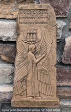 Load image into Gallery viewer, Babylonian Cyrus great four-winged genius Mesopotamia Pasargadae Sculptural relief carving www.Neo-Mfg.com Museum Reproduction 14"
