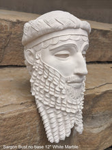 Load image into Gallery viewer, Assyrian king Sargon bust Carved Persian Sculpture Statue Sculpture Statue 12&quot; www.Neo-Mfg.com Museum Replica no base
