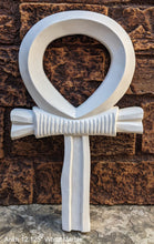 Load image into Gallery viewer, Egyptian Ankh artifact carving sculpture statue 12.125" www.NEO-MFG.com