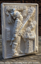 Load image into Gallery viewer, Aztec Mayan Yaxchilán Lintel 24 Sculpture 9.5" www.Neo-Mfg.com Plaque relief carving