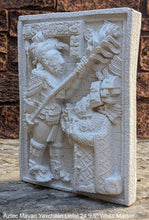 Load image into Gallery viewer, Aztec Mayan Yaxchilán Lintel 24 Sculpture 9.5" www.Neo-Mfg.com Plaque relief carving