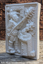 Load image into Gallery viewer, Aztec Mayan Yaxchilán Lintel 24 Sculpture 9.5" www.Neo-Mfg.com Plaque relief carving