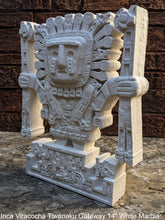 Load image into Gallery viewer, Inca Viracocha Tiwanaku Gateway sun Sculptural wall relief plaque 14" www.Neo-Mfg.com home decor