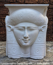 Load image into Gallery viewer, Egyptian Hathor Capital Relief fragment head bust wall plaque art Sculpture 12" www.Neo-Mfg.com Museum reproduction