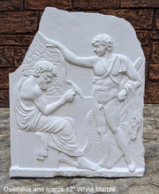 Load image into Gallery viewer, Roman Greek Daedalus and Icarus Stone Carving Sculpture Wall relief 12" www.Neo-Mfg.com museum reproduction