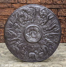 Load image into Gallery viewer, Roman Greek Royal disc Parthenon plate shield Sculptural wall relief plaque www.Neo-Mfg.com 13" museum reproduction