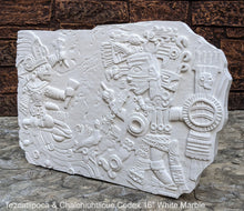 Load image into Gallery viewer, Aztec Maya Artifact Carved Tezcatlipoca & Chalchiuhtlicue Sculpture Statue 16" www.Neo-Mfg.com Wall art Codex
