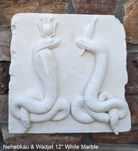 Load image into Gallery viewer, Egyptian Nehebkau & Wadjet 2 Serpents Artifact Carved Sculpture Statue 12" www.Neo-Mfg.com Museum reproduction