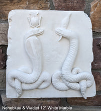 Load image into Gallery viewer, Egyptian Nehebkau & Wadjet 2 Serpents Artifact Carved Sculpture Statue 12" www.Neo-Mfg.com Museum reproduction